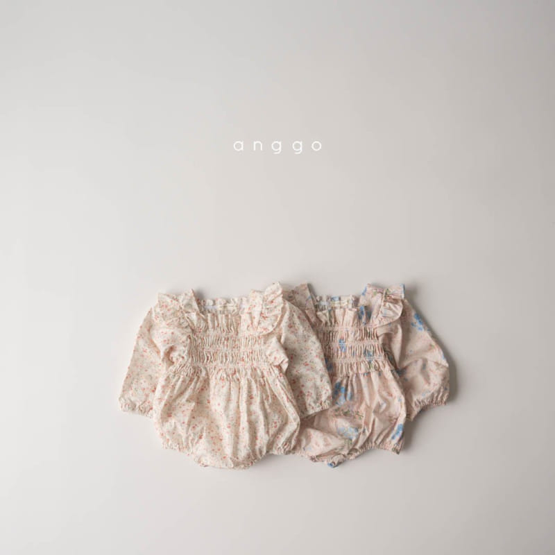 Anggo - Korean Baby Fashion - #onlinebabyboutique - Watercolor Romper - 9