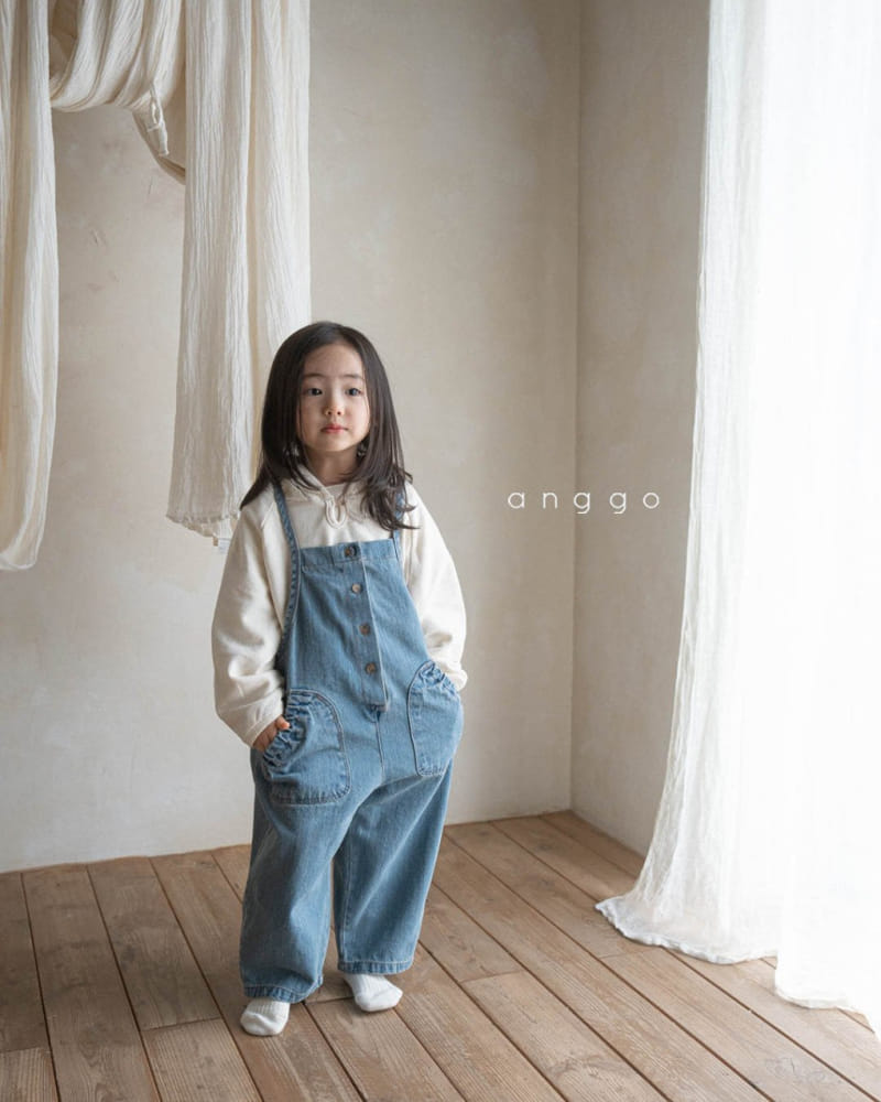 Anggo - Korean Children Fashion - #fashionkids - Cloud Overalls - 2