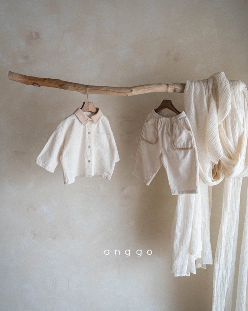 Anggo - Korean Children Fashion - #littlefashionista - Vanilla Top Bottom Set - 5