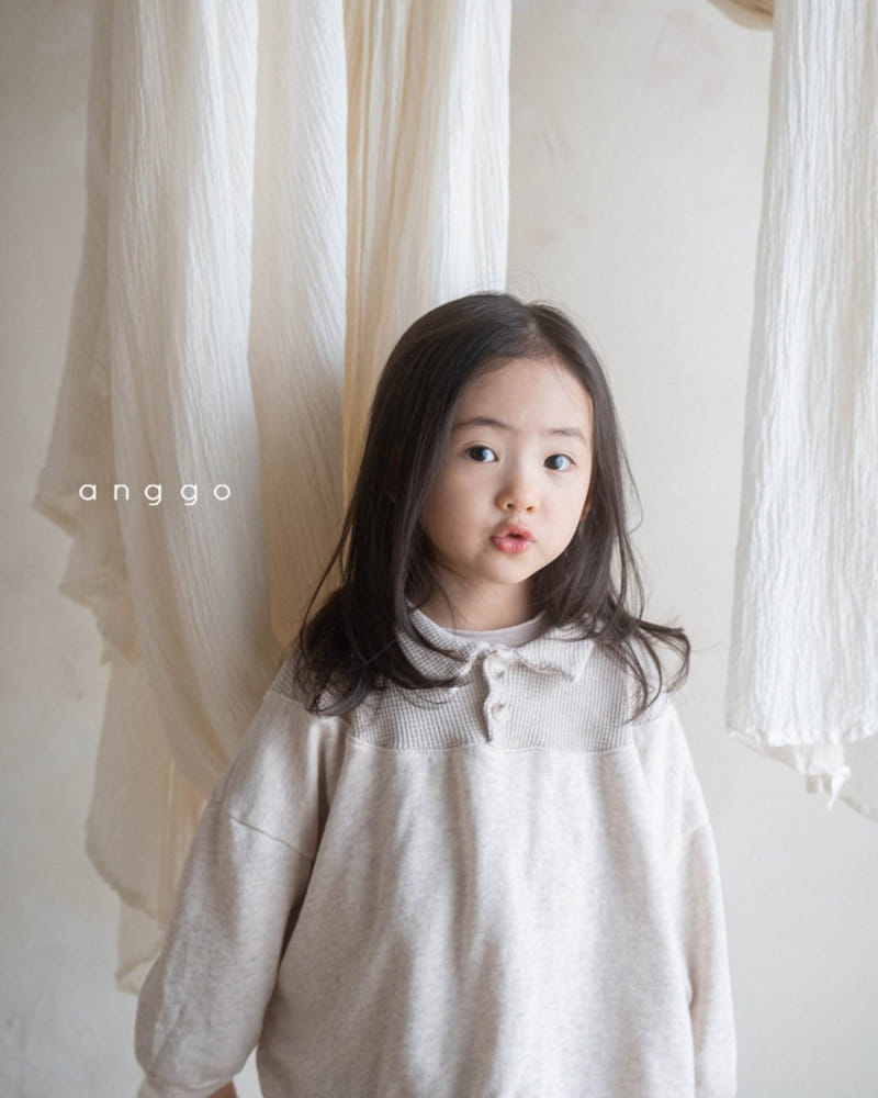 Anggo - Korean Children Fashion - #magicofchildhood - Waffle Kitcat Sweatshirt - 2