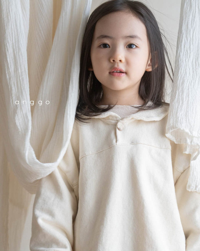 Anggo - Korean Children Fashion - #prettylittlegirls - Milk Tea Top Bottom Set - 9