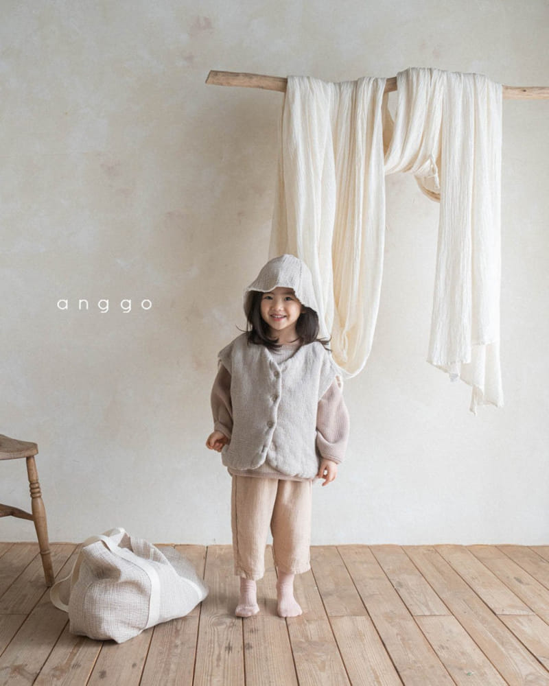 Anggo - Korean Children Fashion - #stylishchildhood - Croiffle Pocket Sweatshirt - 5