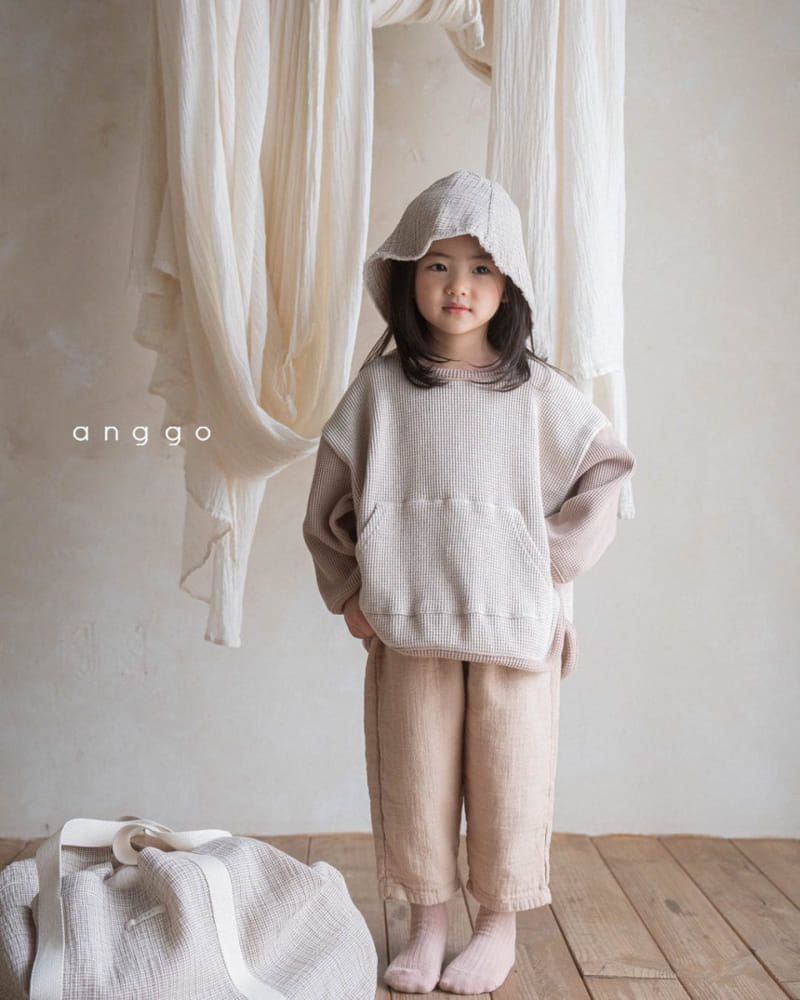 Anggo - Korean Children Fashion - #todddlerfashion - Croiffle Pocket Sweatshirt - 3