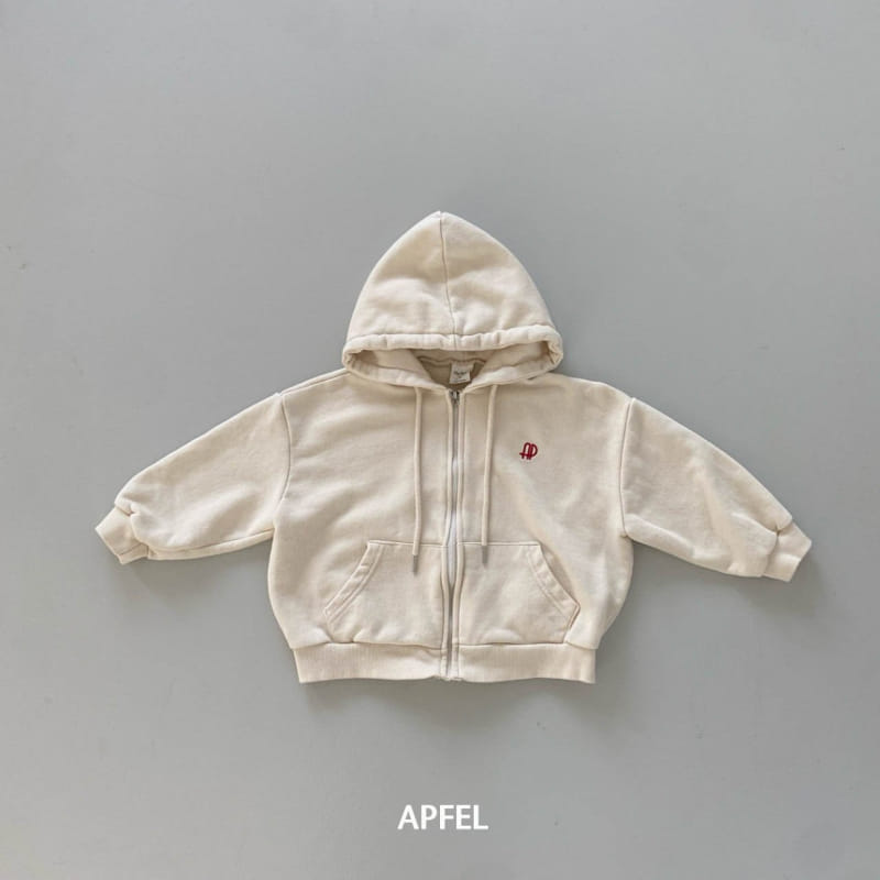 Apfel - Korean Children Fashion - #kidsshorts - Plain Zip Up - 2
