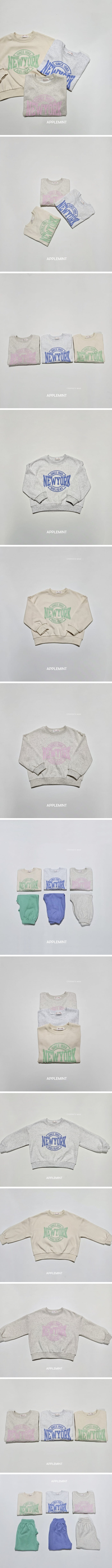 Applemint - Korean Children Fashion - #designkidswear - New York Sweatshirt - 3