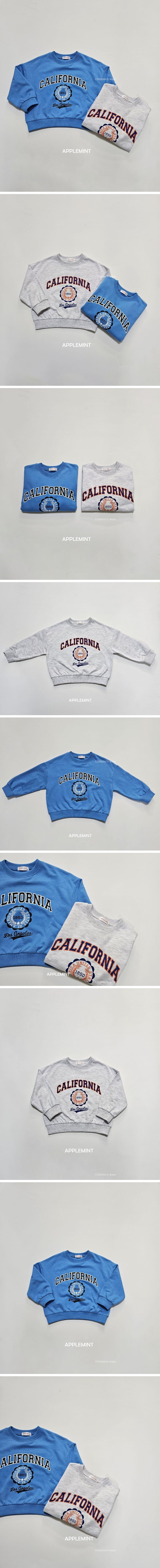 Applemint - Korean Children Fashion - #fashionkids - California Sweatshirt - 2