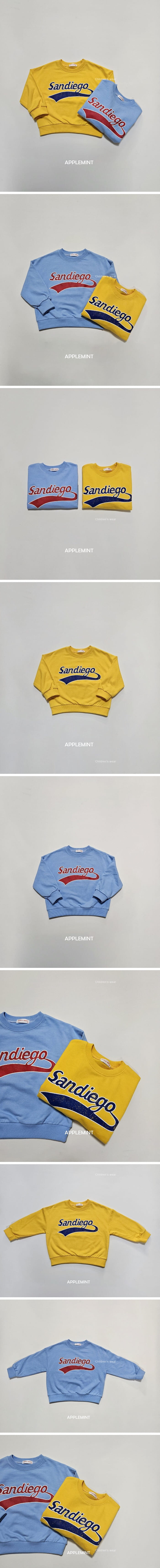 Applemint - Korean Children Fashion - #kidzfashiontrend - Sandiego Sweatshirt - 2