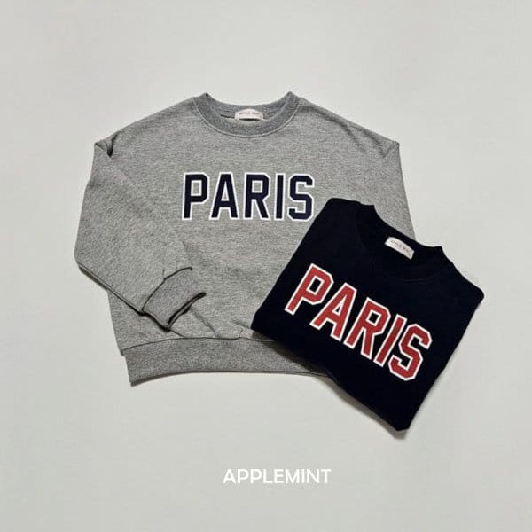 Applemint - Korean Children Fashion - #littlefashionista - Paris Sweatshirt