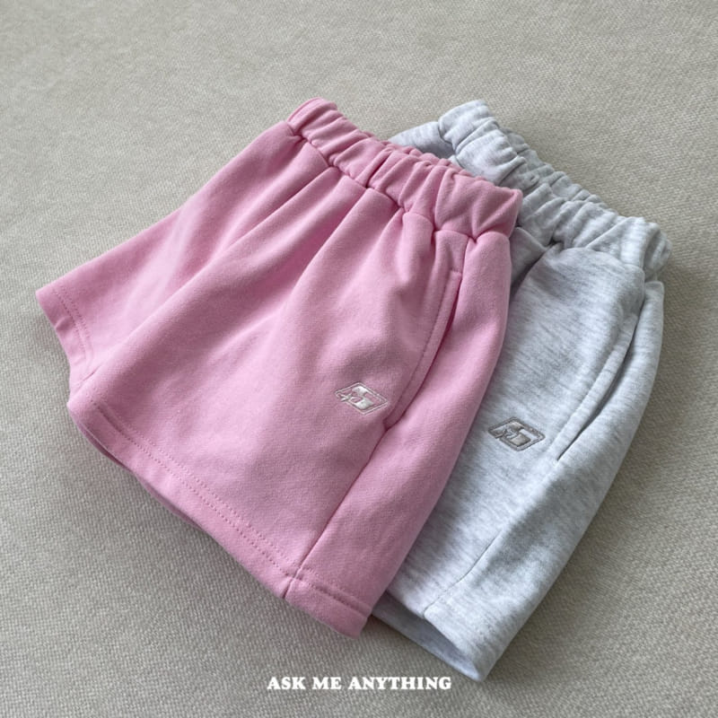 Ask Me Anything - Korean Children Fashion - #Kfashion4kids - Fit Sweat Half Pants - 3