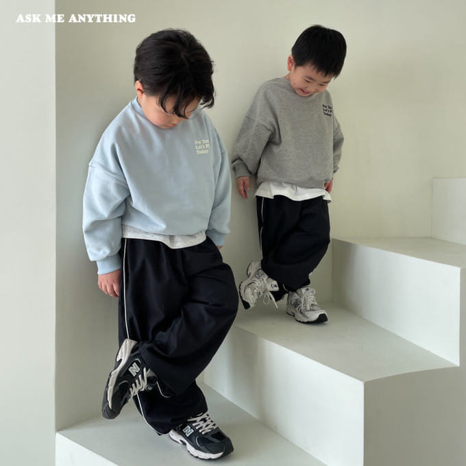 Ask Me Anything - Korean Children Fashion - #designkidswear - Today Sweatshirt