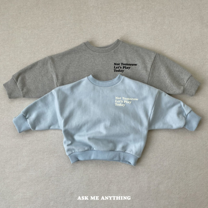 Ask Me Anything - Korean Children Fashion - #discoveringself - Today Sweatshirt - 2