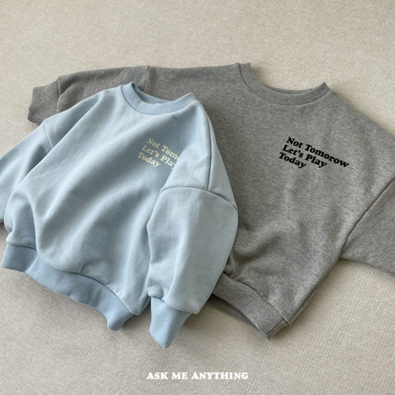 Ask Me Anything - Korean Children Fashion - #fashionkids - Today Sweatshirt - 4