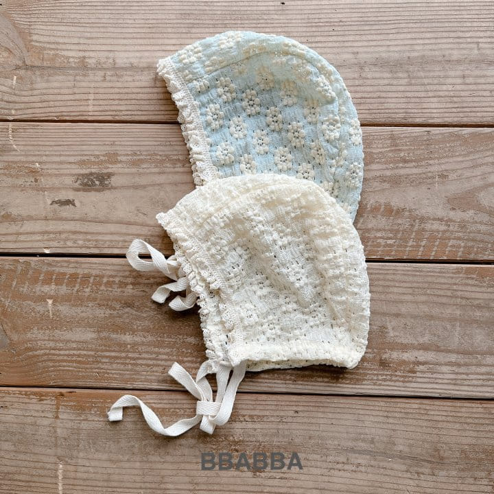 Bbabba - Korean Baby Fashion - #babyboutique - I Love Lace Bonnet