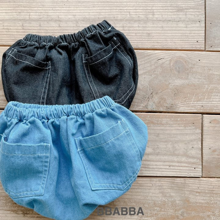 Bbabba - Korean Baby Fashion - #babyboutiqueclothing - Stitch Denim Bloomers - 2