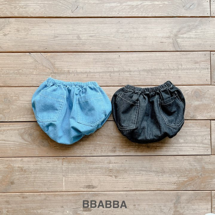 Bbabba - Korean Baby Fashion - #babyclothing - Stitch Denim Bloomers - 3