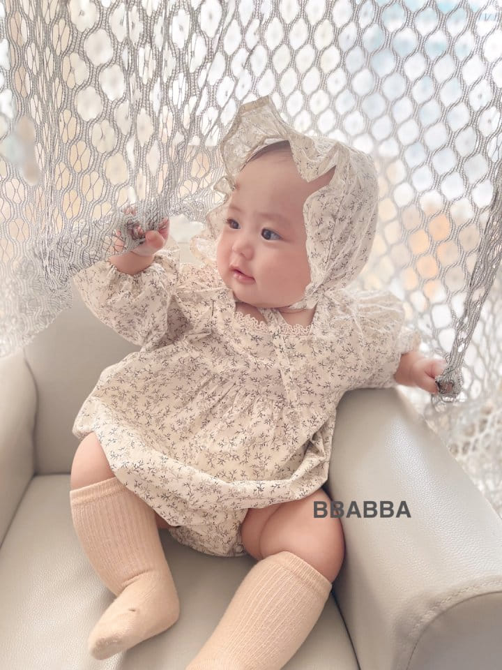 Bbabba - Korean Baby Fashion - #babygirlfashion - Eli Body Suit Bonnet Set