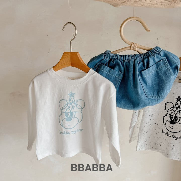 Bbabba - Korean Baby Fashion - #babylifestyle - Stitch Denim Bloomers - 7