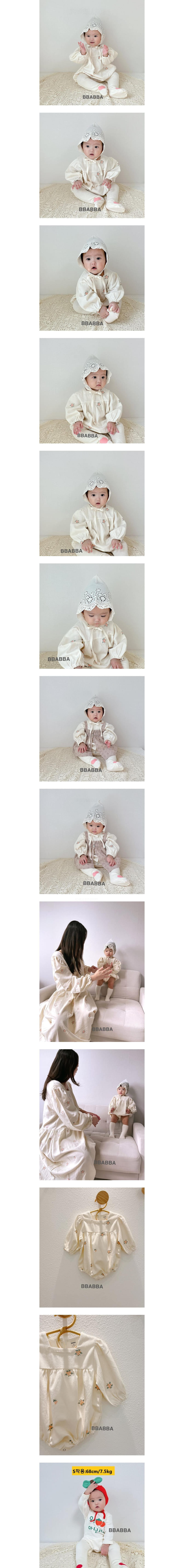 Bbabba - Korean Baby Fashion - #babyoutfit - Riela Long Sleeve Body Suit - 2