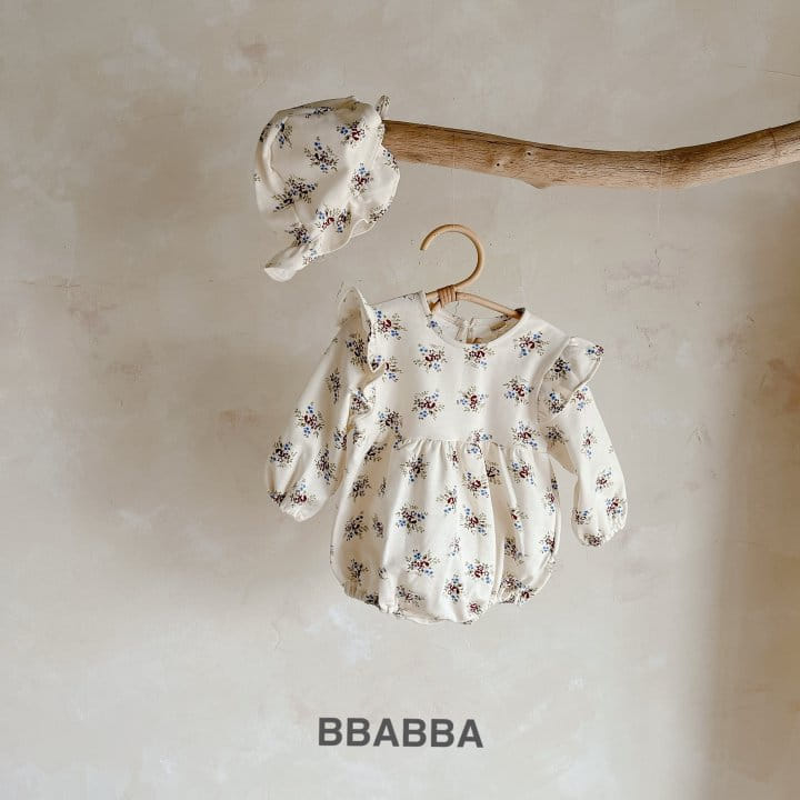 Bbabba - Korean Baby Fashion - #babyoutfit - Margaret Body Suit Boonet Set