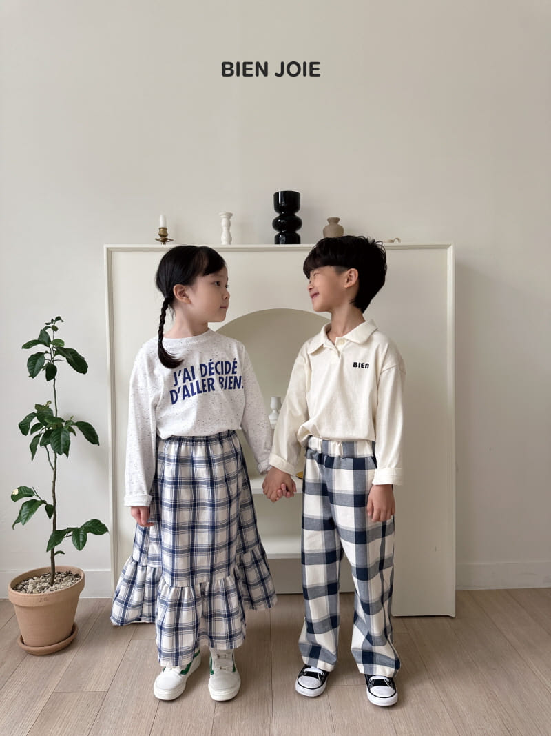 Bien Joie - Korean Children Fashion - #Kfashion4kids - Sunny Check Skirt - 8