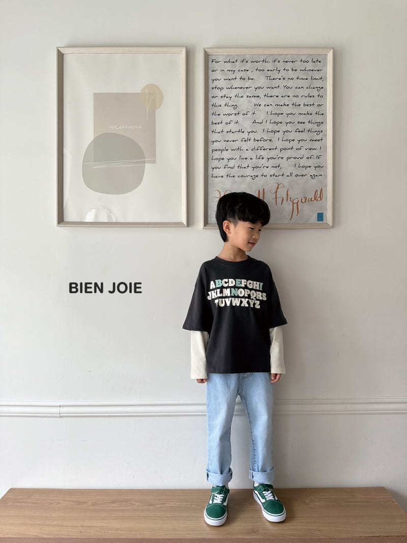 Bien Joie - Korean Children Fashion - #childofig - Initials Tee - 9