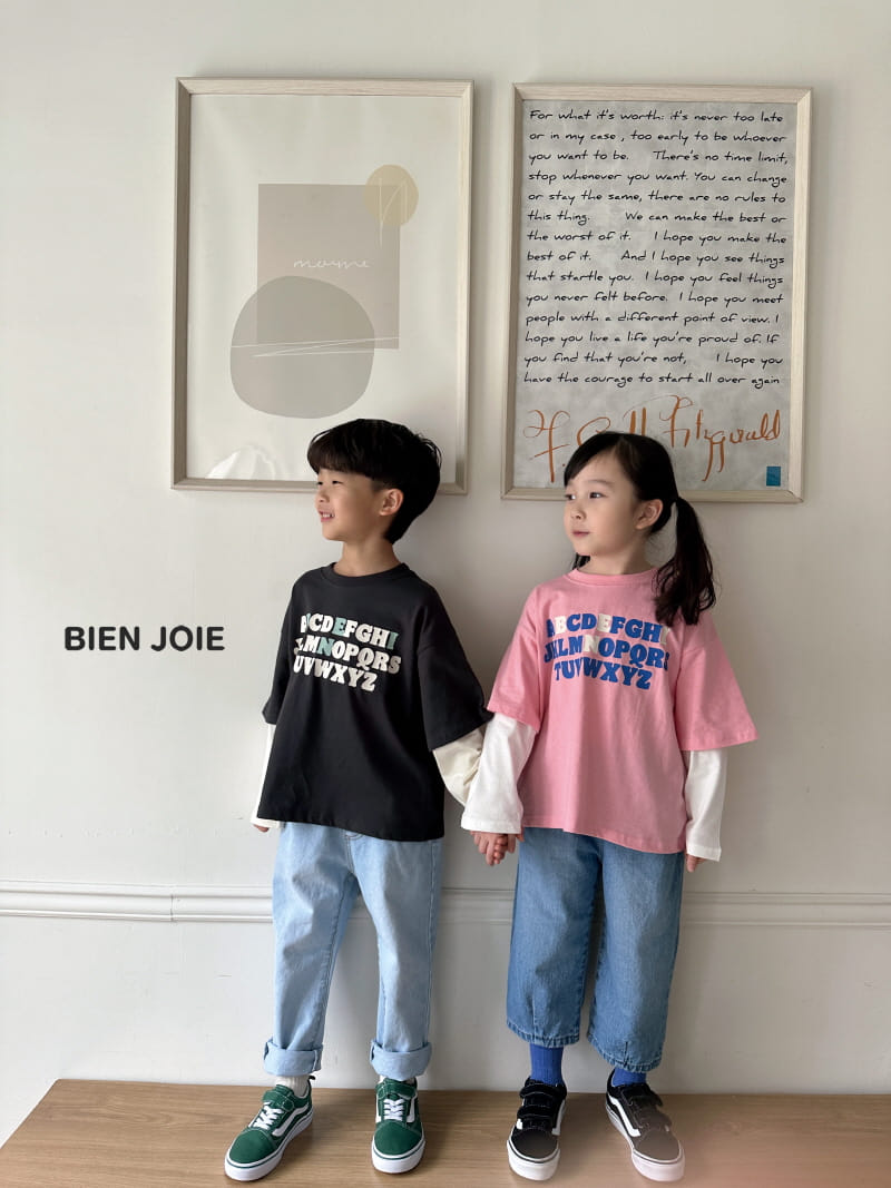 Bien Joie - Korean Children Fashion - #childrensboutique - Initials Tee - 10