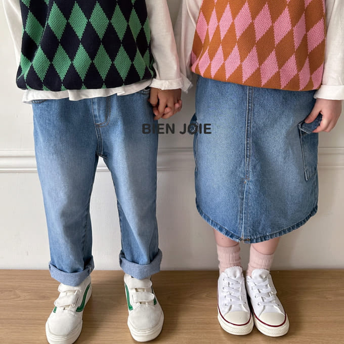 Bien Joie - Korean Children Fashion - #designkidswear - Crunchy Denim Pants