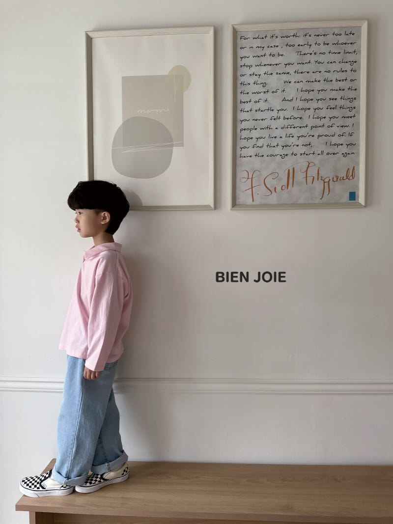 Bien Joie - Korean Children Fashion - #discoveringself - Lodi Collar Tee - 10