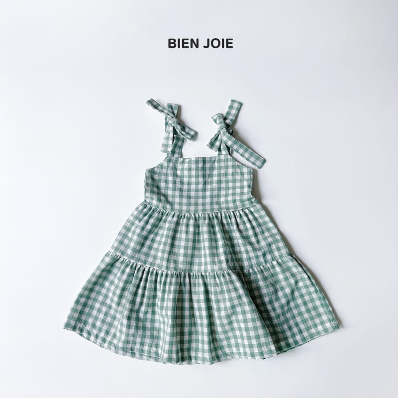 Bien Joie - Korean Children Fashion - #designkidswear - Bon Bon Check One-Piece - 4