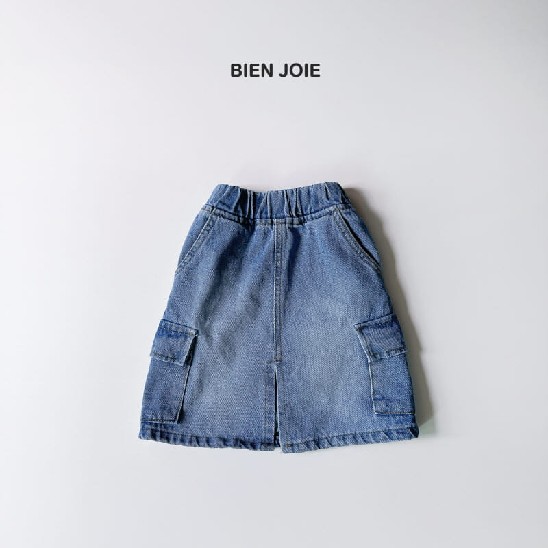 Bien Joie - Korean Children Fashion - #fashionkids - Julie Denim Skirt - 3