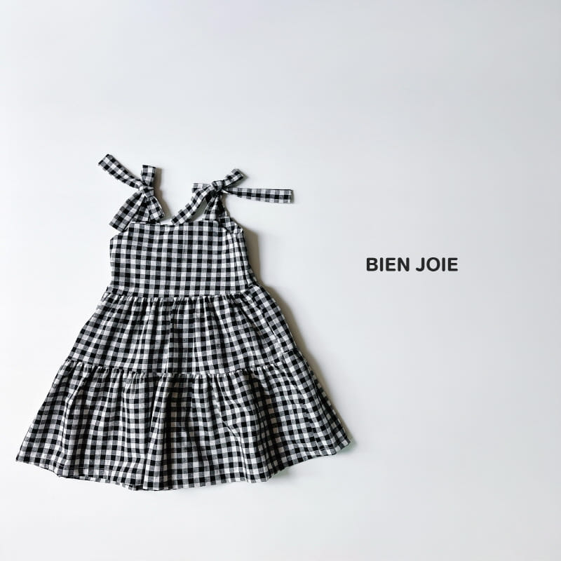 Bien Joie - Korean Children Fashion - #kidsstore - Bon Bon Check One-Piece - 7