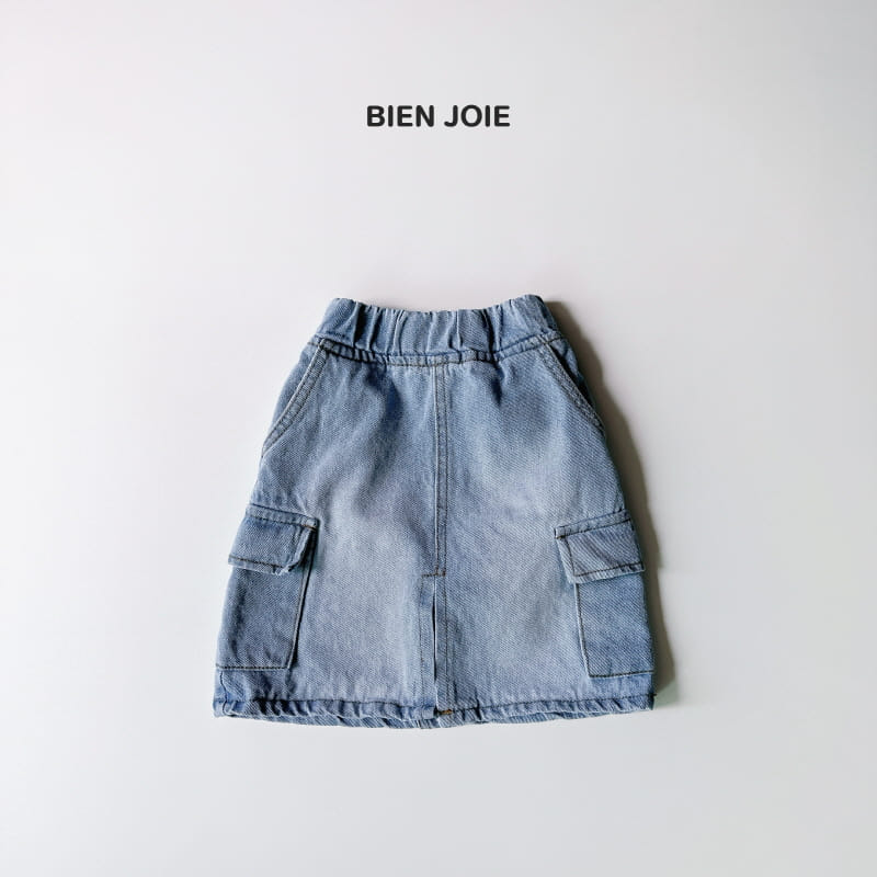 Bien Joie - Korean Children Fashion - #kidsstore - Julie Denim Skirt - 5