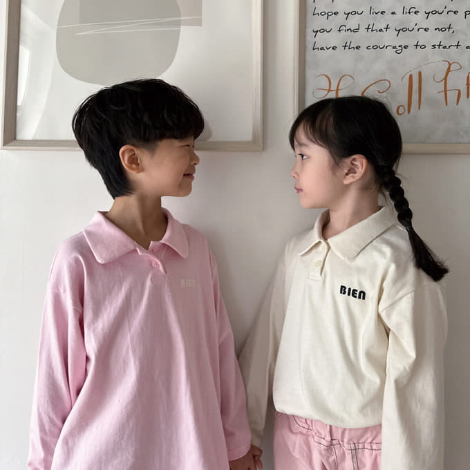 Bien Joie - Korean Children Fashion - #magicofchildhood - Lodi Collar Tee