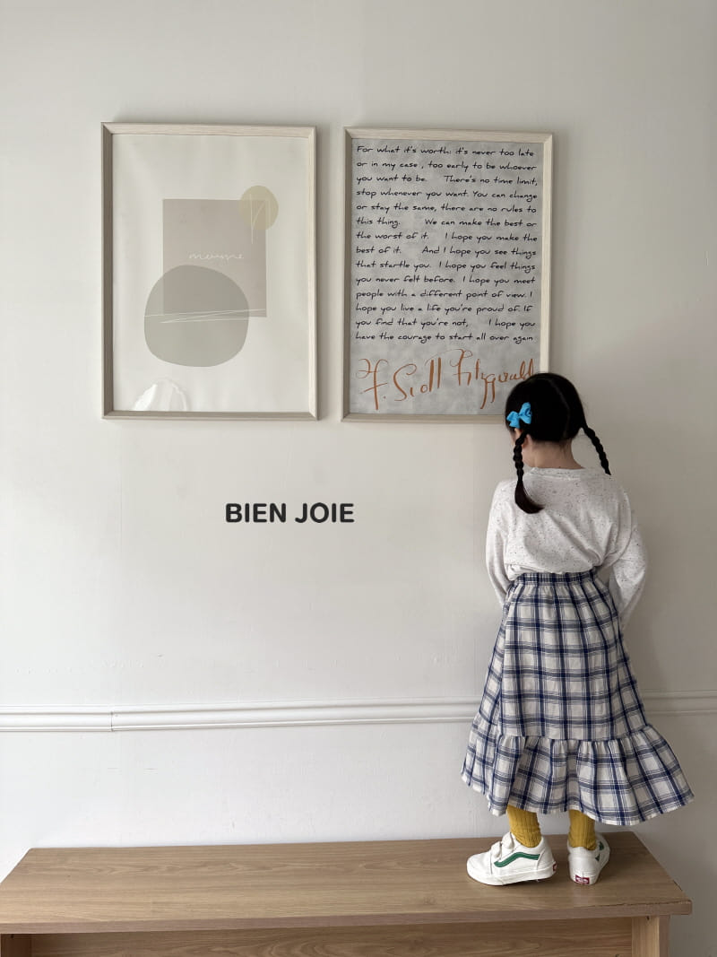 Bien Joie - Korean Children Fashion - #magicofchildhood - Sunny Check Skirt - 10