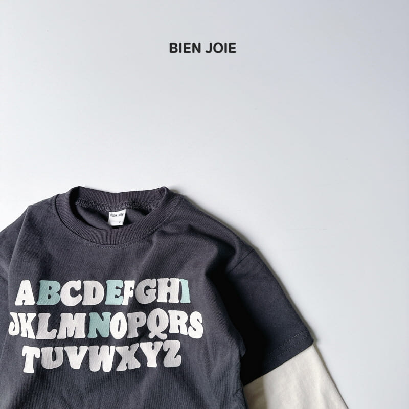 Bien Joie - Korean Children Fashion - #magicofchildhood - Initials Tee - 4