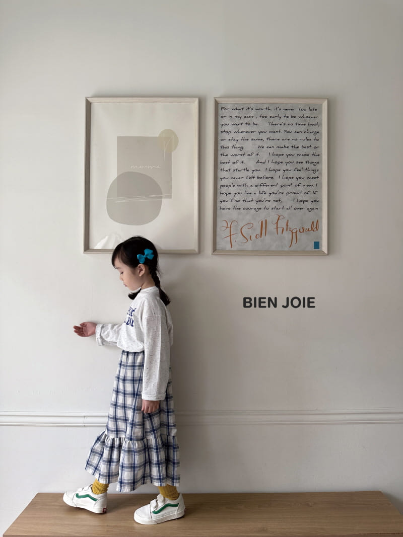 Bien Joie - Korean Children Fashion - #minifashionista - Sunny Check Skirt - 11