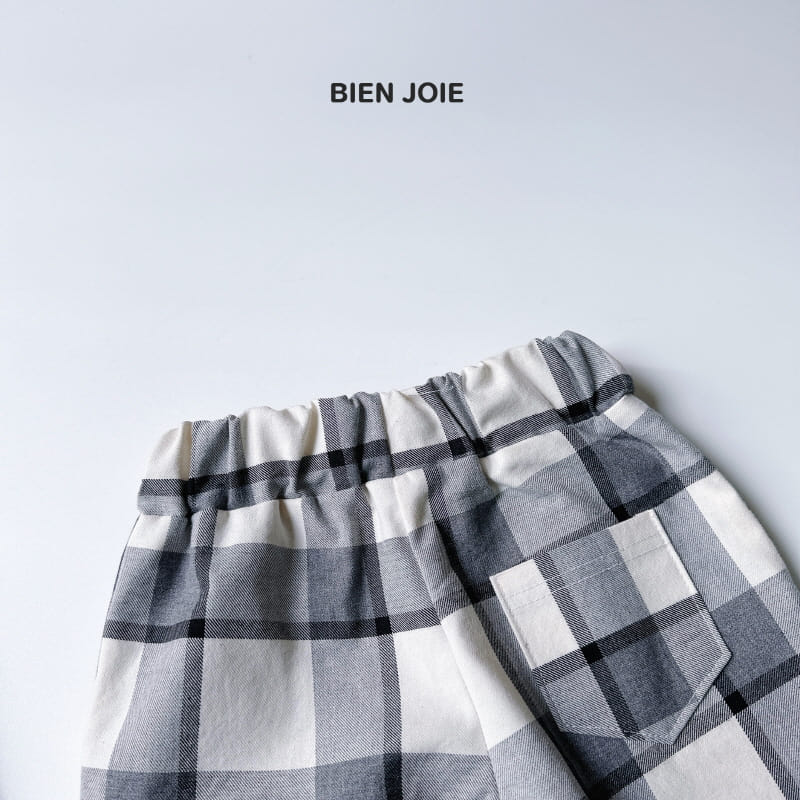 Bien Joie - Korean Children Fashion - #minifashionista - Dex Check PantS - 5