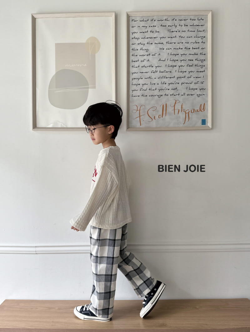 Bien Joie - Korean Children Fashion - #todddlerfashion - Dex Check PantS - 7
