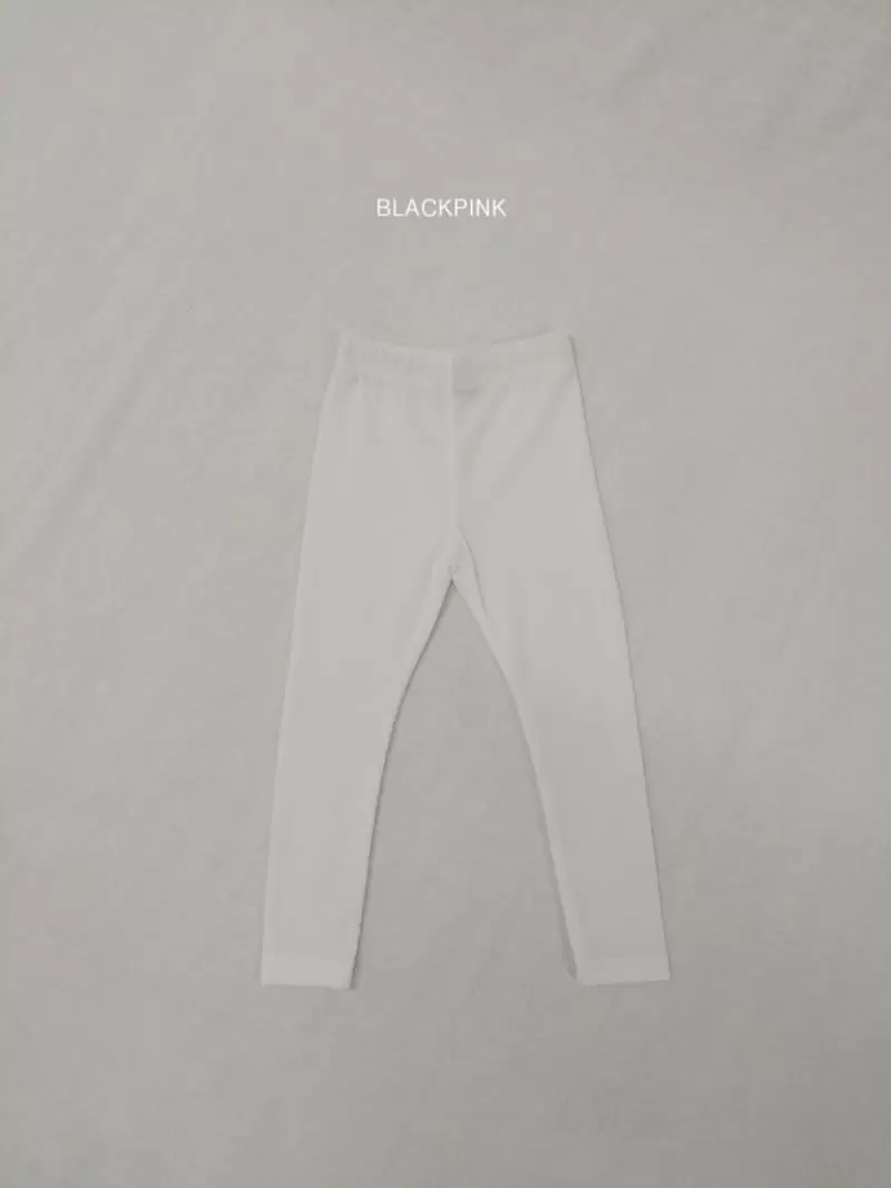 Black Pink - Korean Children Fashion - #Kfashion4kids - Calm Rib Leggings - 7