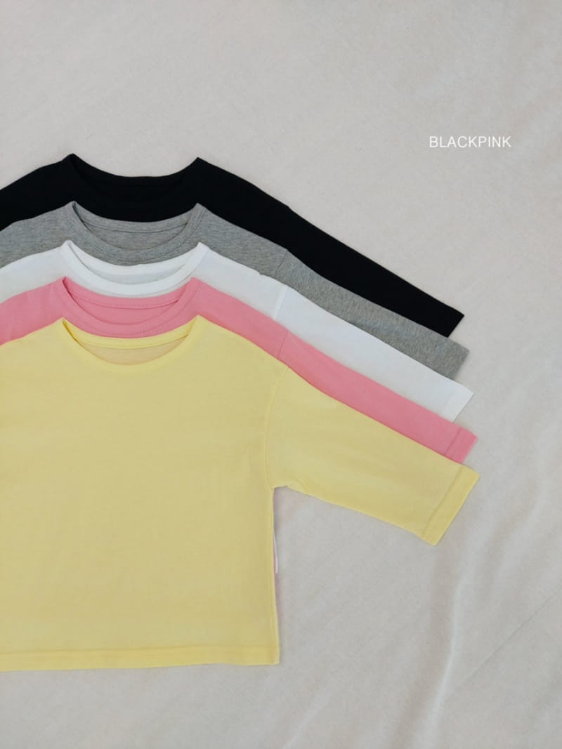 Black Pink - Korean Children Fashion - #designkidswear - Spring Breeze Single Tee - 3