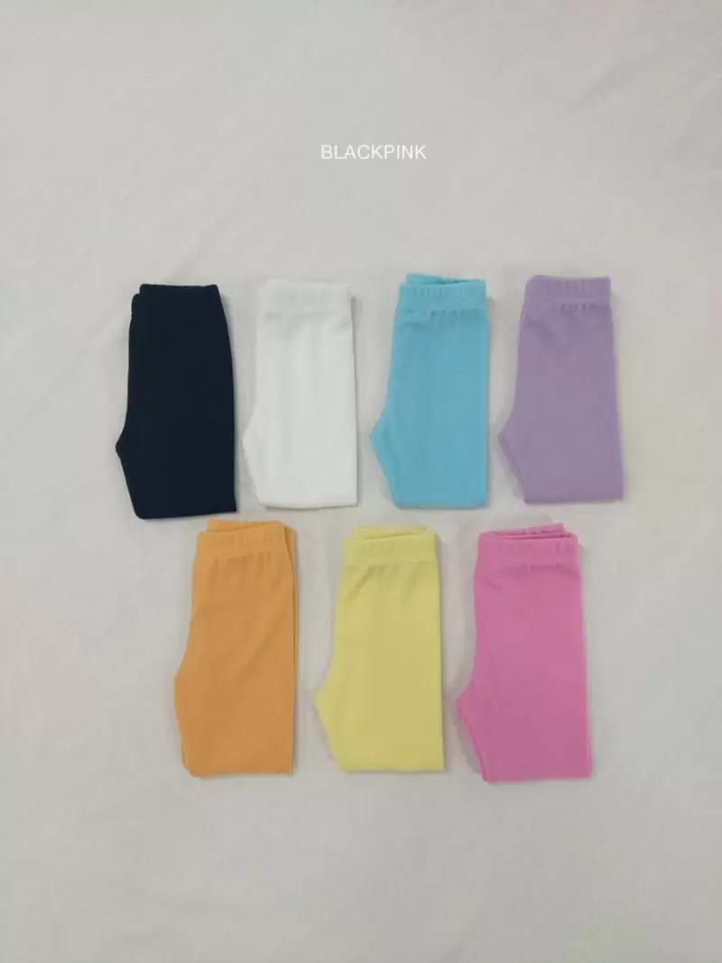 Black Pink - Korean Children Fashion - #discoveringself - Calm Rib Leggings - 2