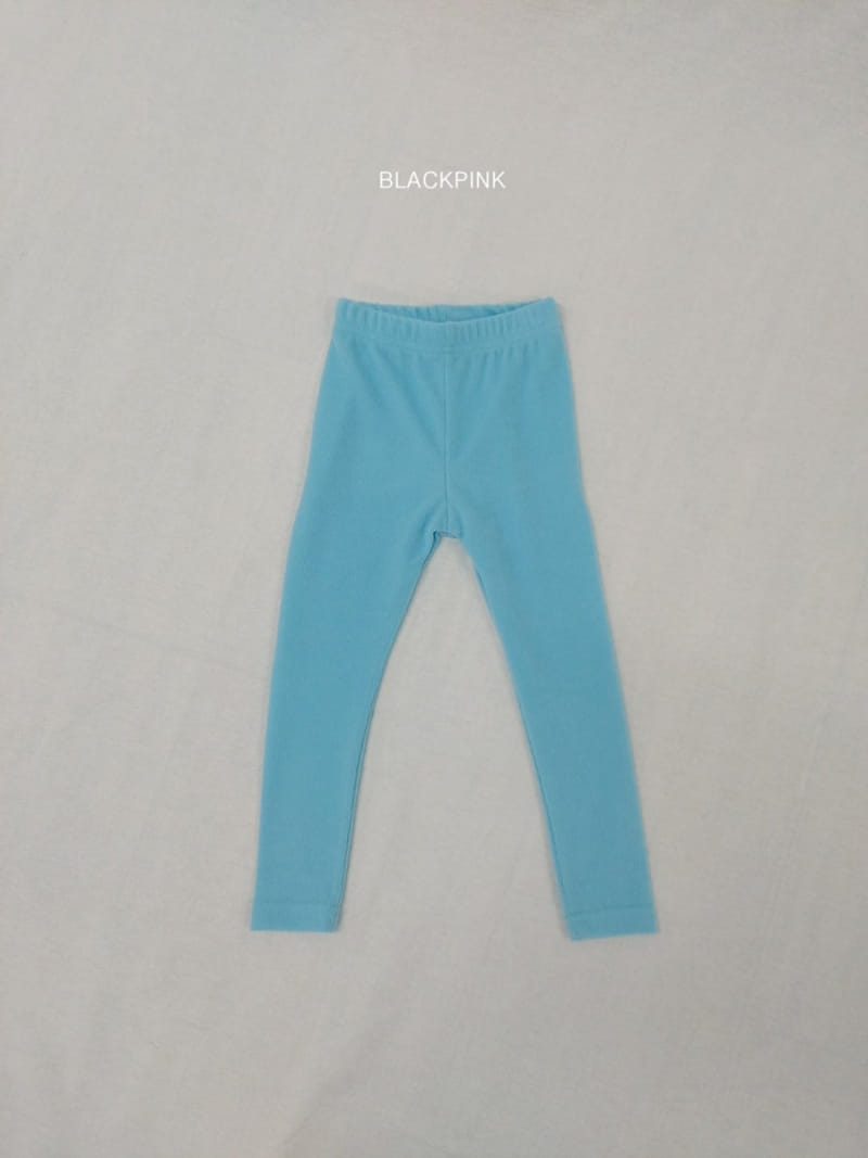 Black Pink - Korean Children Fashion - #littlefashionista - Calm Rib Leggings - 8