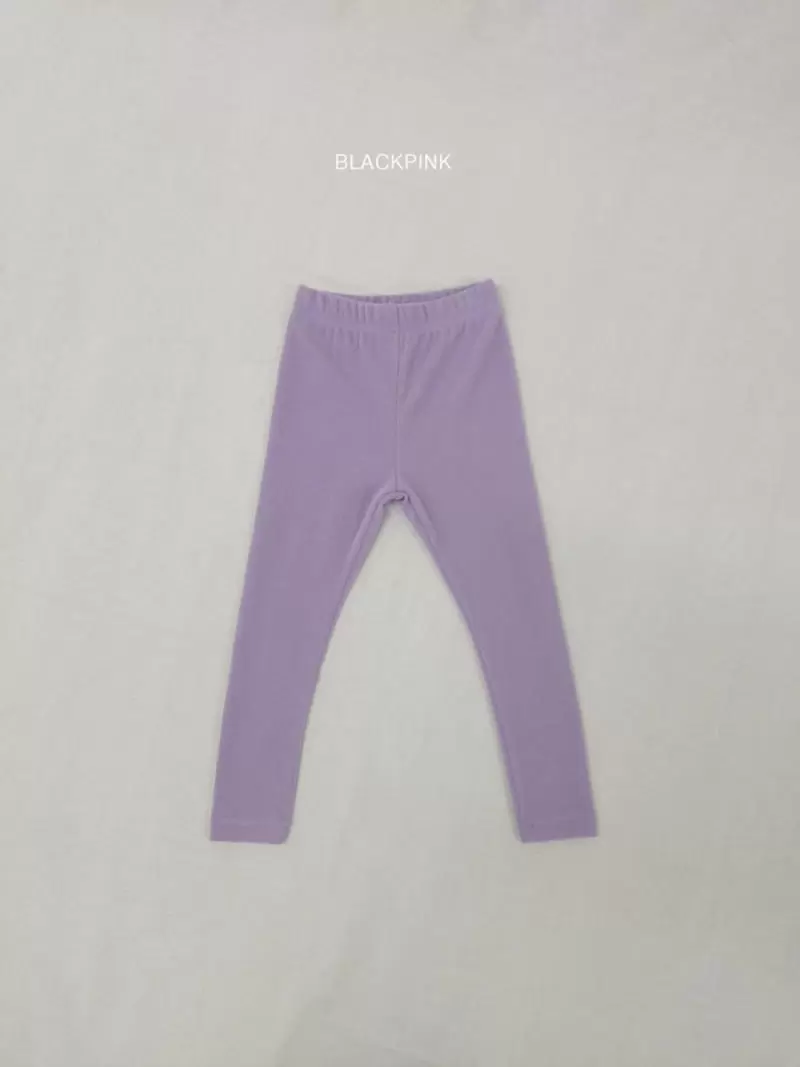 Black Pink - Korean Children Fashion - #magicofchildhood - Calm Rib Leggings - 9