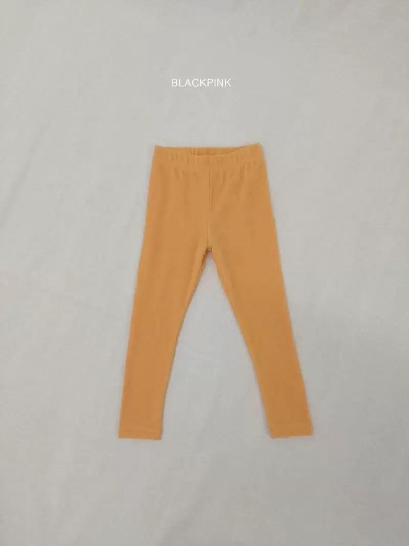 Black Pink - Korean Children Fashion - #minifashionista - Calm Rib Leggings - 10
