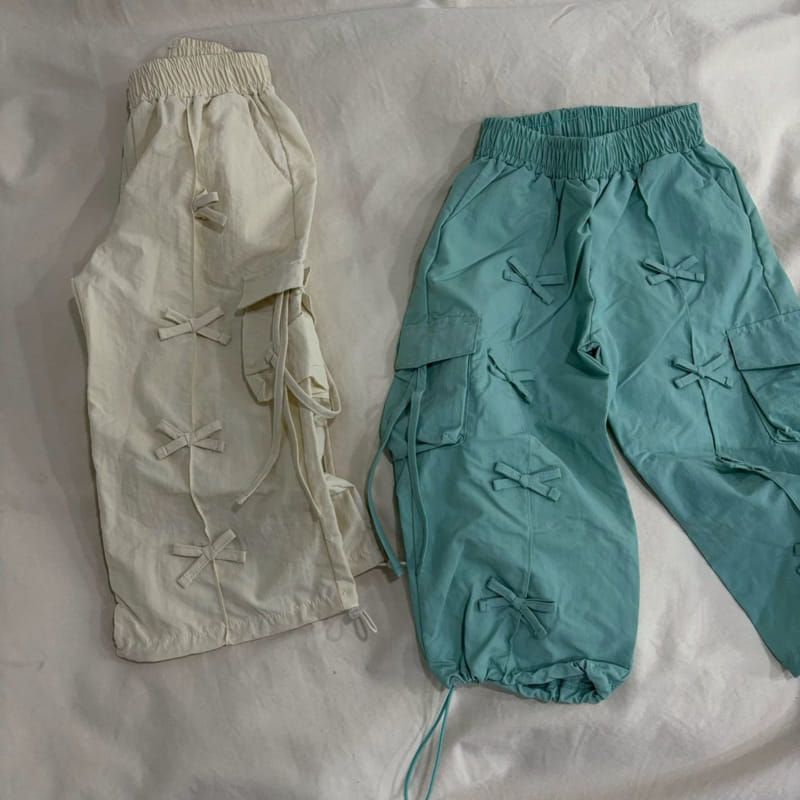 Boboj - Korean Children Fashion - #designkidswear - Ribbon Cargo Pants - 2