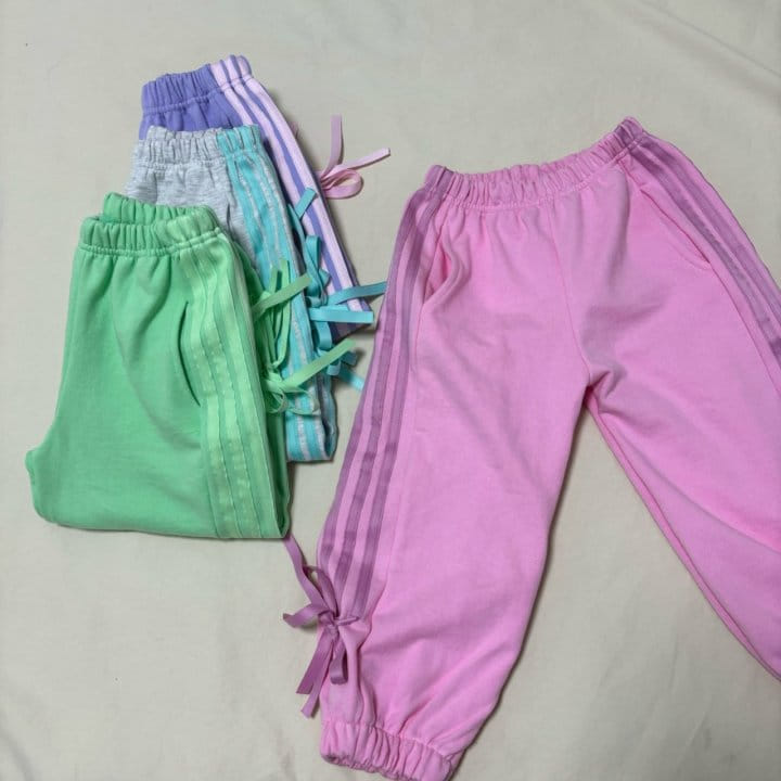 Boboj - Korean Children Fashion - #fashionkids - 4Line Pants With Adult - 2