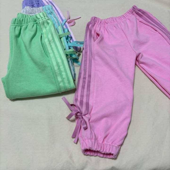 Boboj - Korean Children Fashion - #kidsshorts - 4Line Pants With Adult - 3