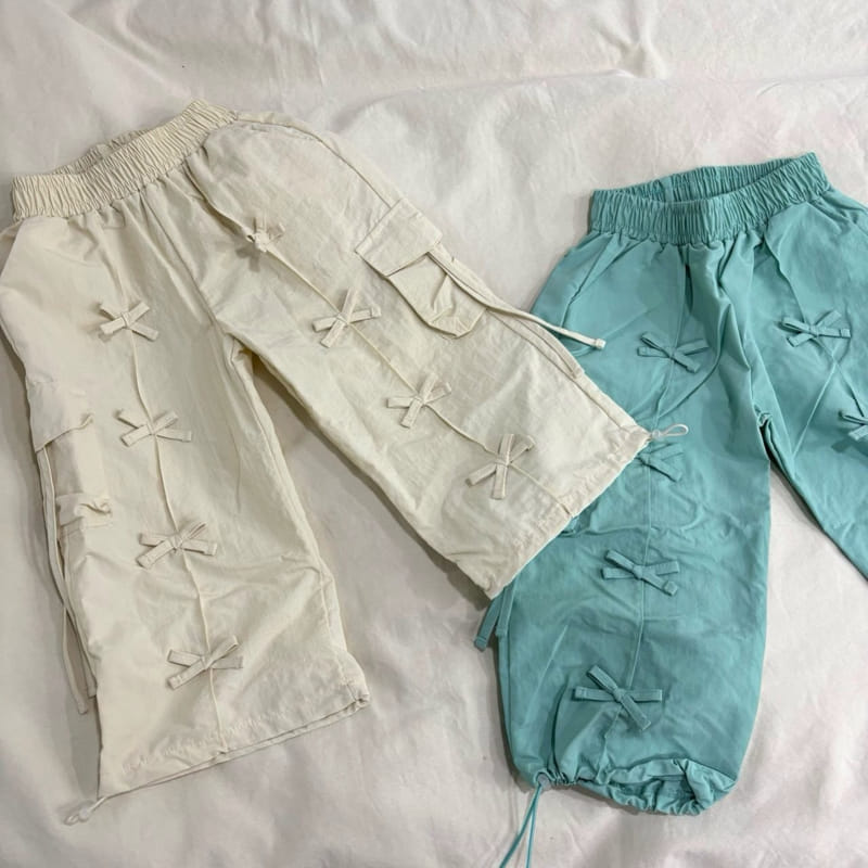Boboj - Korean Children Fashion - #littlefashionista - Ribbon Cargo Pants - 9