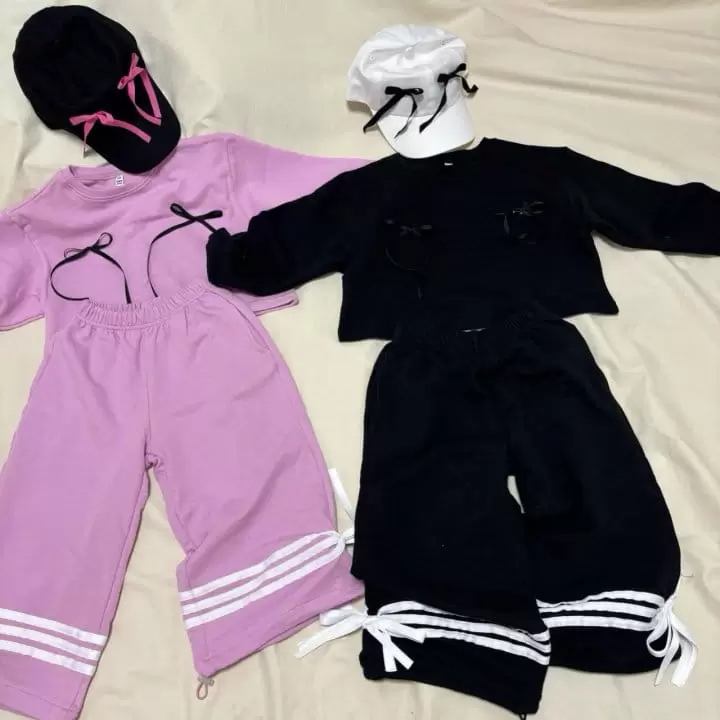 Boboj - Korean Children Fashion - #prettylittlegirls - Ribbon Tight Tee With Adult - 6