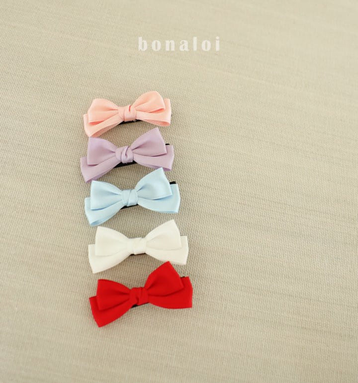 Bonaloi - Korean Children Fashion - #childofig - Twist Ribbon Hair Clip  - 8